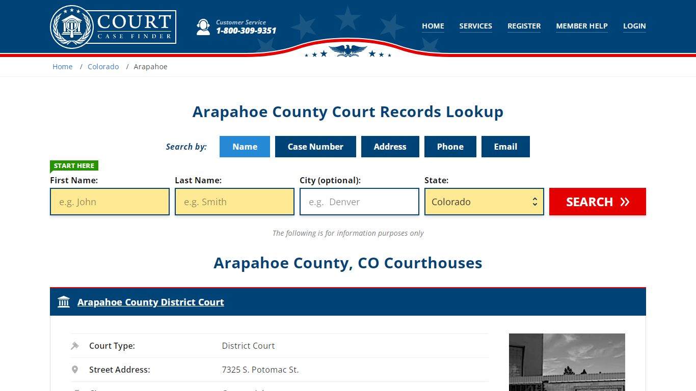 Arapahoe County Court Records | CO Case Lookup